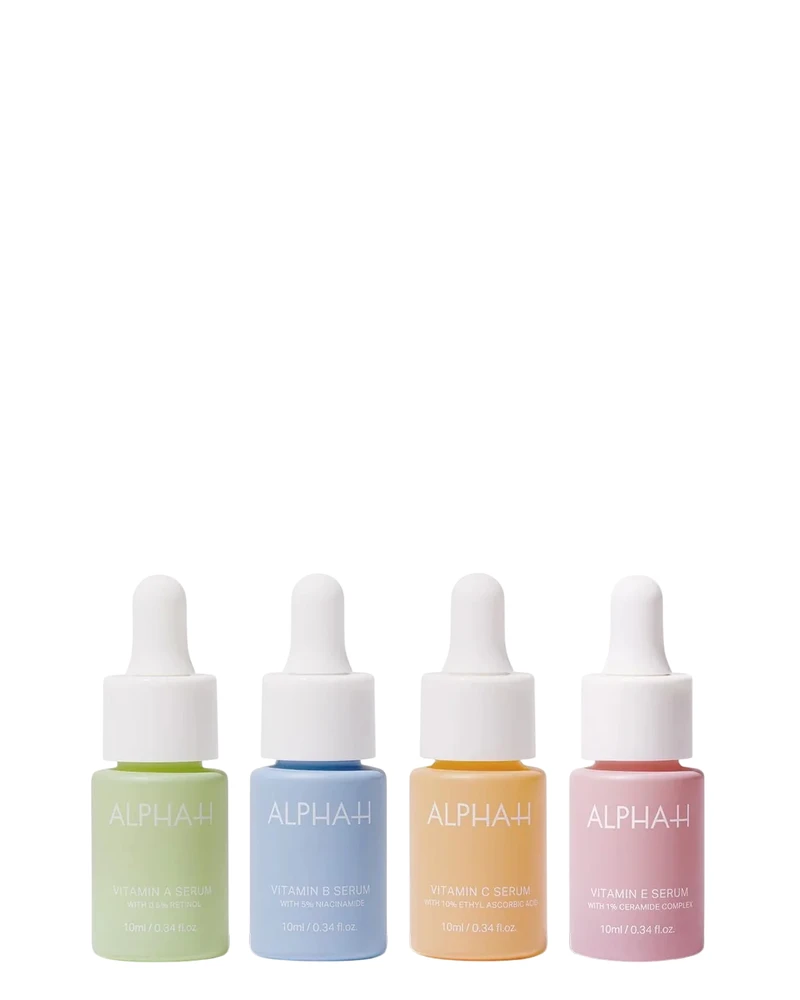 Alpha-H Vitamin veido serumų rinkinys, 4x10 ml