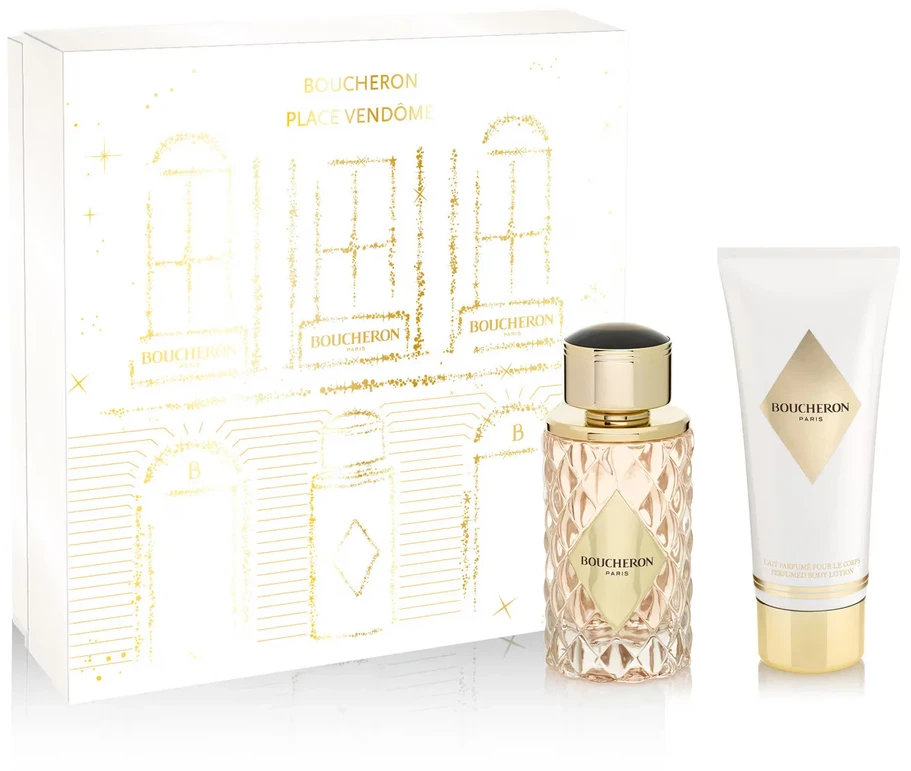 Boucheron rinkinys: Place Vendome parfumuotas vanduo moterims, 50 ml + Place Vendome drėkinamasis losjonas, 100 ml