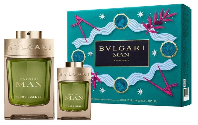 Rinkinys „Bvlgari Man Wood Essence“ EDP 100 ml + EDP 15 ml