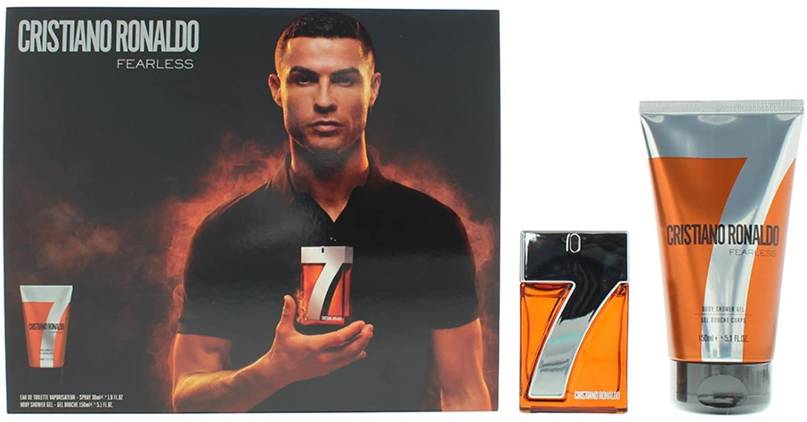 Cristiano Ronaldo CR7 Fearless rinkinys vyrams (EDT, 30 ml + dušo želė, 150 ml)