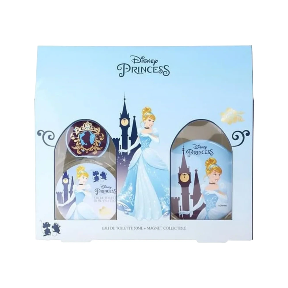 Rinkinys „Disney“: „Pelenės“ tualetinis vanduo mergaitėms, 50 ml + „Pelenės“ kolekcinis magnetas mergaitėms
