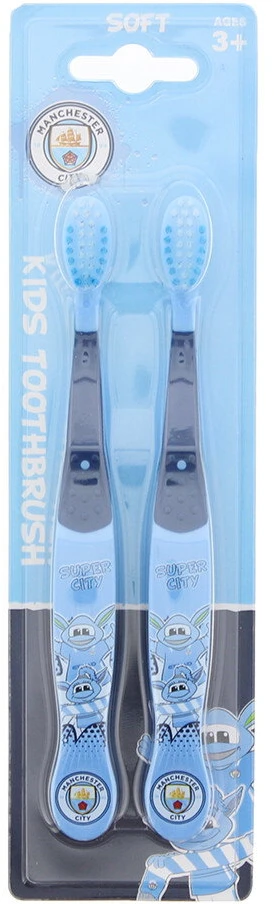 Oclean Set Duo, EPL, Manchester City, dantų šepetėlis, mėlyna, 2 vnt., vaikams
