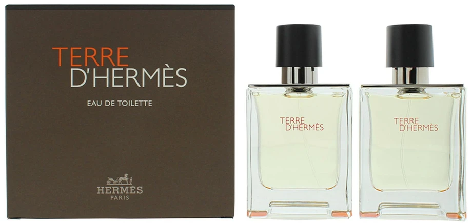 Hermès Terre D´Hermes EDT tualetinis vanduo unisex 2x, 50 ml