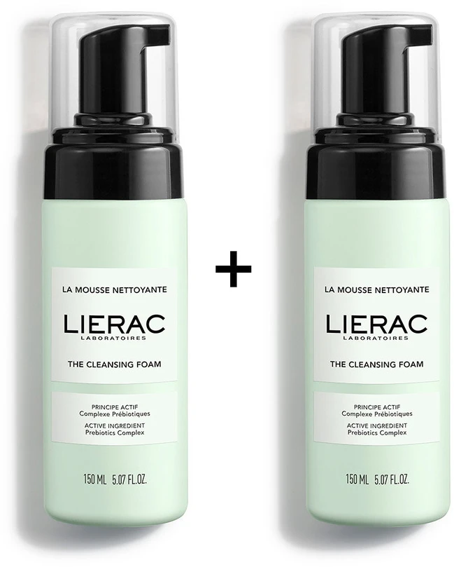 Rinkinys „Duo Lierac Lierac Probiotic Complex“ valomosios valomosios putos, 150 ml