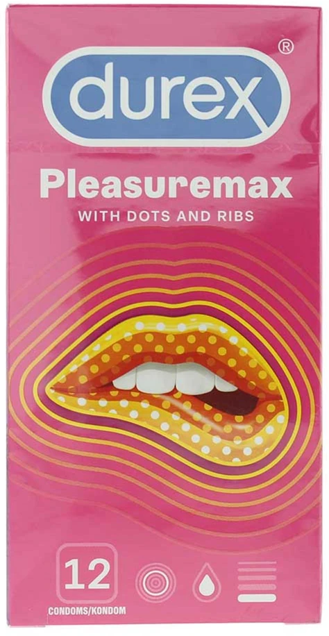 Durex Pleasuremax stimuliuojantys prezervatyvai 12 vnt.