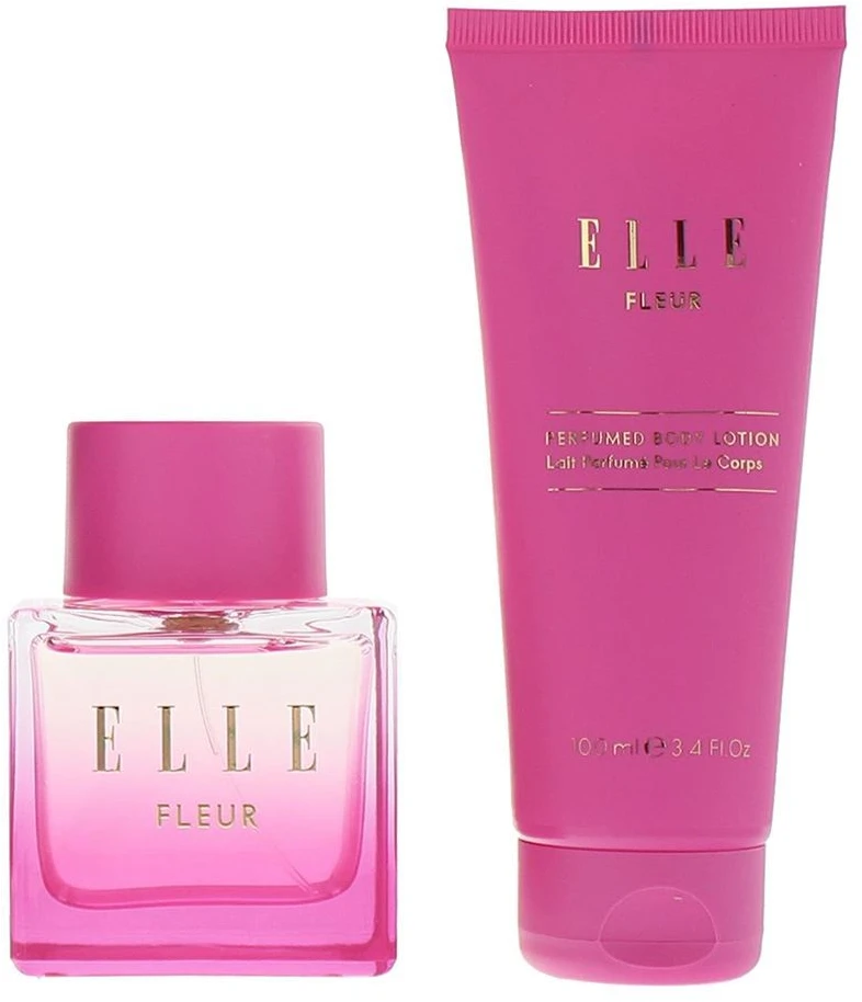 Set Elle: Fleur Losjonas kūnui, 100 ml + Fleur Eau De Parfum For Women, 100 ml