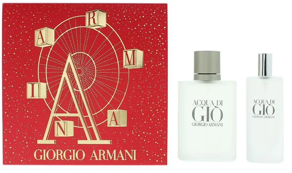Set Giorgio Armani: Acqua di Gio Eau De Toilette For Men, 50 ml + Acqua di Gio Eau De Toilette For Men, 15 ml
