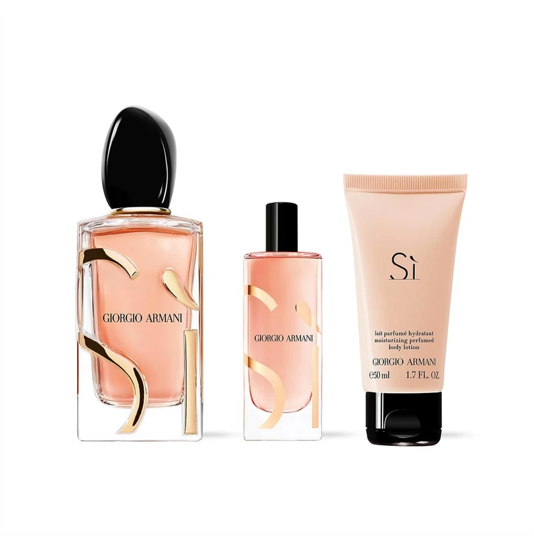 Rinkinys moterims Giorgio Armani Si (EDP, 100 ml + kūno loslonas, 50 ml, EDP, 15 ml)