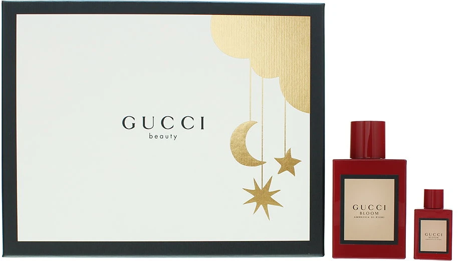Kvepalų rinkinys moterims Gucci Bloom Ambrosia Di Fiori (EDPKvepalai moterims Gucci Bloom Ambrosia Di Fiori EDP Intense (50 ml + 5 ml)