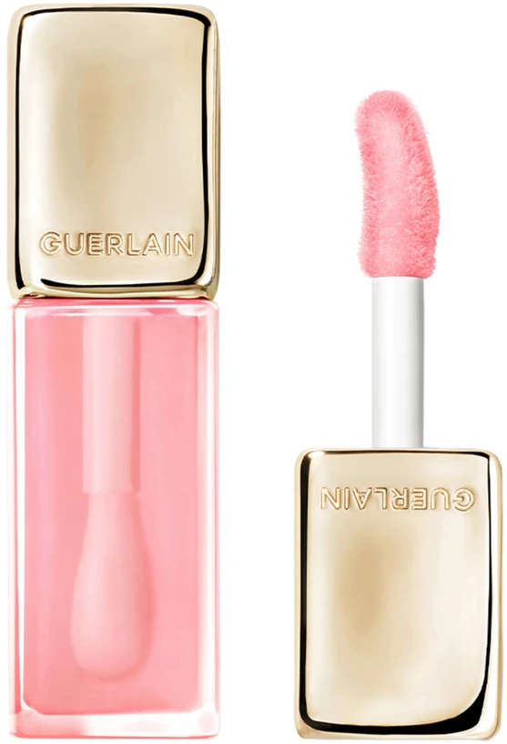 Set Guerlain: Kiss Kiss Bee Glow Glossy Lip Oil 258 Rose Glow 9.5 ml + Kiss Kiss Bee Glow Glossy Lūpų balzamas 258 Rose Glow 3.2 g