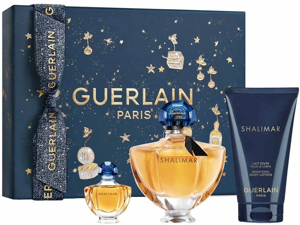Guerlain Shalimar rinkinys moterims (EDP, 50 ml + EDP, 5 ml + kūno losjonas, 75 ml)