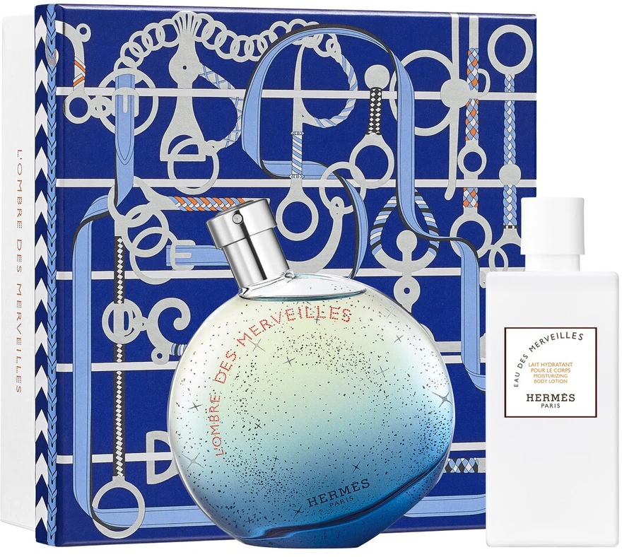 Set Hermes: L'Ombre Des Merveilles, Eau De Parfum, For Men, 100 ml + L'Ombre Des Merveilles, Hydrates, Losjonas kūnui, 80 ml For Women