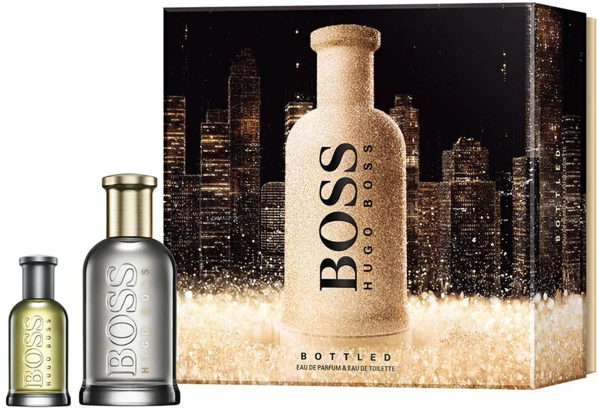 Rinkinys „Hugo Boss“: „Boss Bottled“ vyriškas kvepalas „Eau De Parfum“, 100 ml + „Boss Bottled“ vyriškas tualetinis vanduo, 30 ml