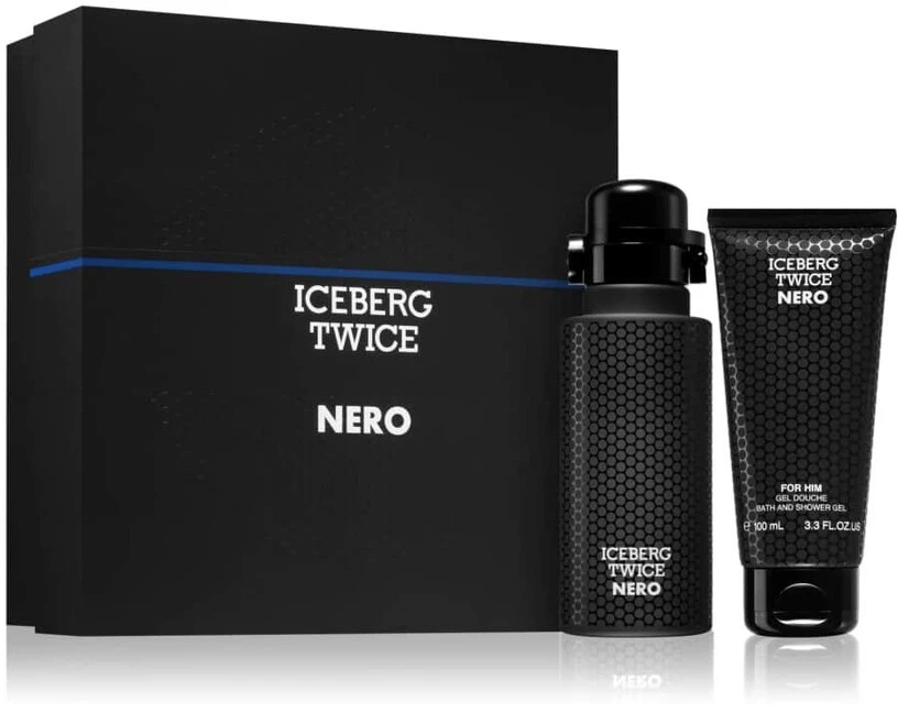 Iceberg Twice Nero rinkinys vyrams (EDT, 125 ml + dušo želė, 100 ml)