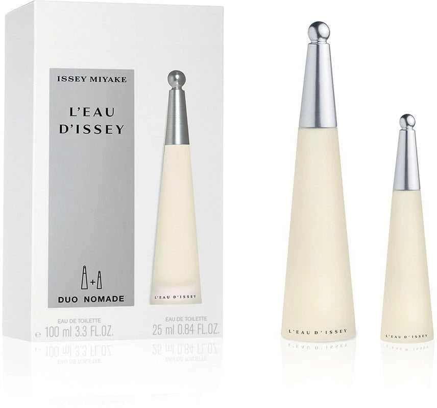Issey Miyake rinkinys: L'Eau d'Issey tualetinis vanduo moterims, 100 ml + L'Eau d'Issey tualetinis vanduo moterims, 25 ml