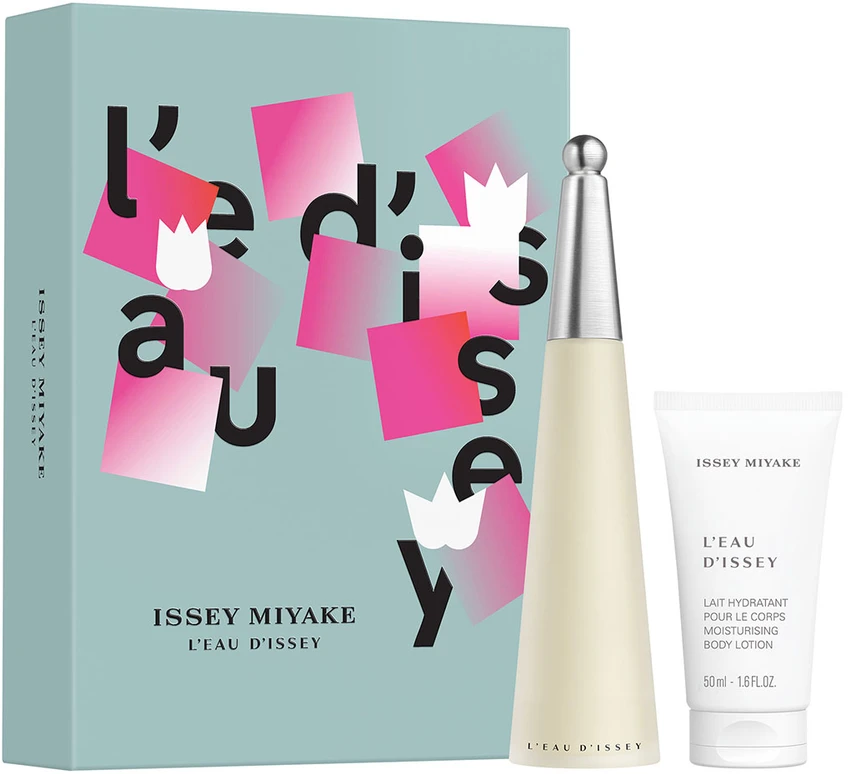 Set Issey Miyake: L'Eau d'Issey Eau De Toilette For Women, 50 ml + L'Eau d'Issey Moisturizing Losjonas kūnui, 50 ml