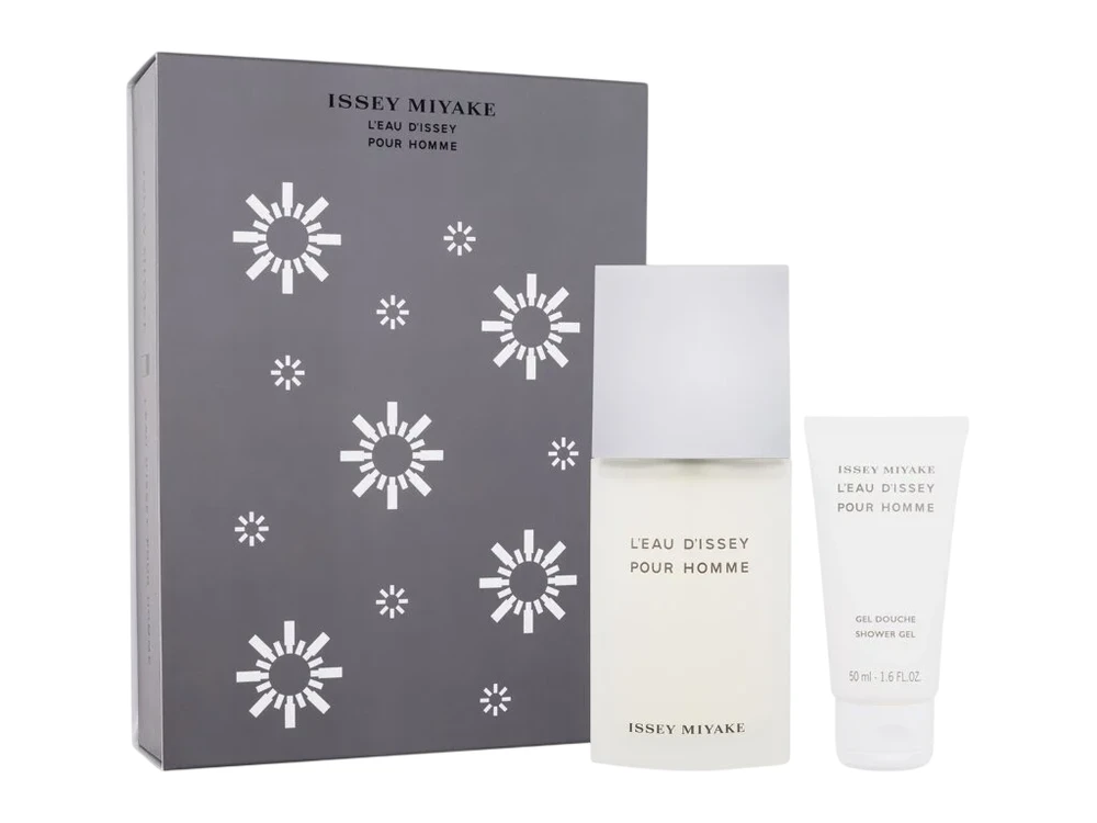 Issey Miyake L'Eau d'Issey Pour Homme rinkinys: tualetinis vanduo, 75 ml; Gelis, 50 ml