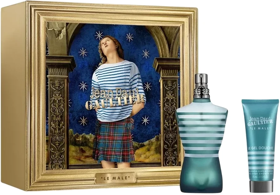 Jean Paul Gaultier Le Male GiftSet rinkinys vyrams (EDT, 125 ml + dušo želė, 75 ml)