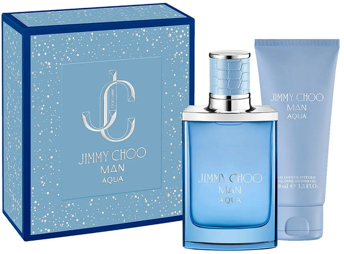 Set Jimmy Choo: Aqua Eau De Toilette For Men, 50 ml + Aqua Dušo želė For All Skin Types, 100 ml