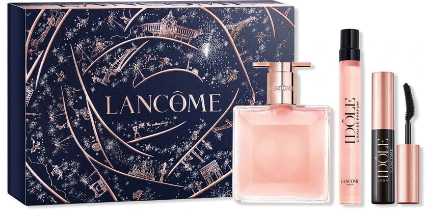 Lancôme rinkinys: Idole EDP, Moterims, 25 ml + Idole EDP, Moterims, 10 ml + Idole Blakstienų tušas, Juodas, 2,5 ml *Miniatiūrinis
