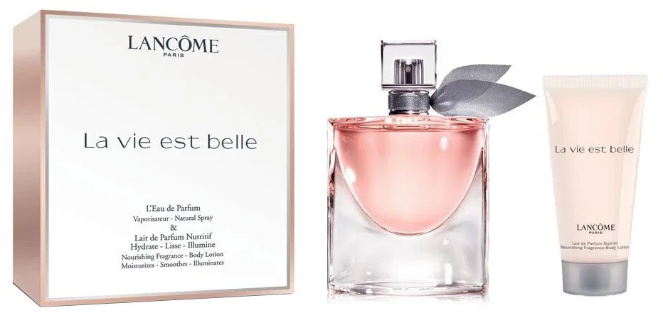 Kvepalų rinkinys moterims Lancome La Vie Est Belle (EDP, 50 ml + kūno losjonas, 50 ml)