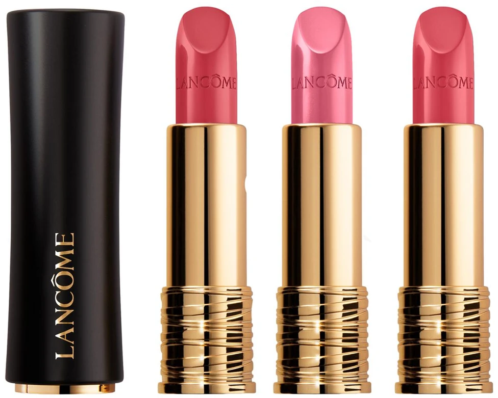 Lancome Set : L’Absolu Rouge, Kremas Lipstick, 132, Caprice de Rouge, 3.4 g + L’Absolu Rouge, Kremas Lipstick, 11, Rose Nature, 3.4 g + L’Absolu Rouge, Kremas Lipstick, 06, Rose Nu, 3.4 g For Women