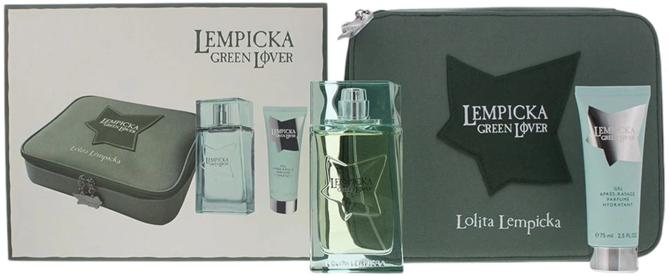 rinkinys vyrams Tualetinis vanduo Lolita Lempicka Žalias Lover M 100ml + As 75ml