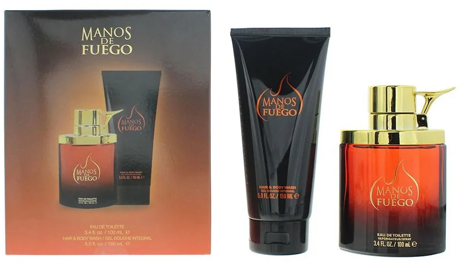 Manos De Fuego Issey Miyake Set Ręce Ognia: Gorący, Vanduo toaletowa, For Men, 100 ml + Gorący, Kūno prausiklis, For Hair & Body, 150 ml For Men
