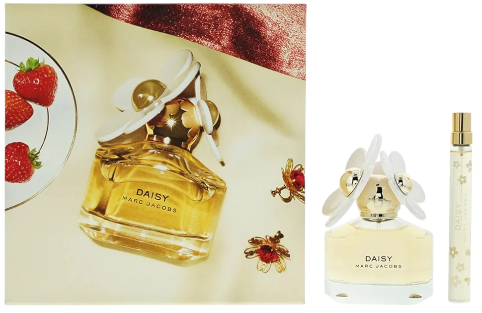 Set Marc Jacobs: Daisy EDT tualetinis vanduo moterims, 10 ml + Daisy EDT tualetinis vanduo moterims, 50 ml