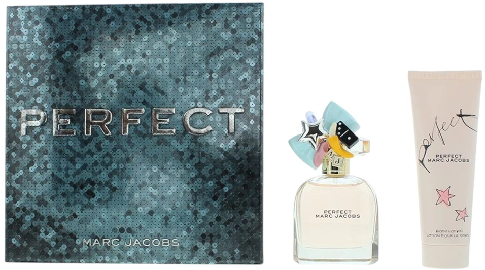Set Marc Jacobs: Perfect Eau De Parfum For Women, 50 ml + Perfect Hydrating Losjonas kūnui, 50 ml