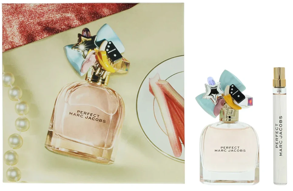 Set Marc Jacobs: Perfect EDP parfumuotas vanduo moterims, 50 ml + Perfect EDP parfumuotas vanduo moterims, 10 ml