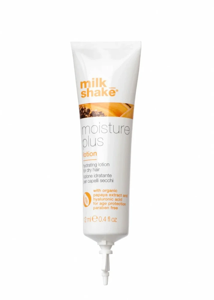 Milk Shake Milk_Shake MOISTURE PLUS drėkinamosios sausų plaukų ampulės – losjonas, 6 x12 ml