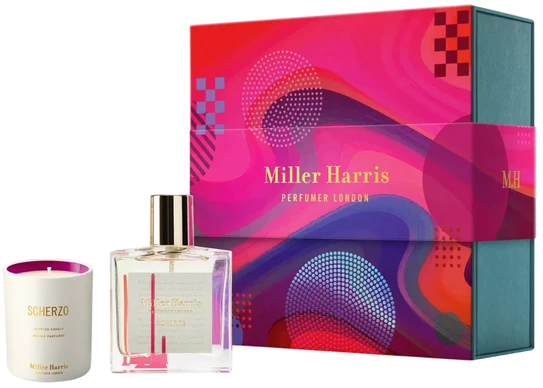 Set Miller Harris: Scherzo Eau De Parfum Unisex, 50 ml + Scherzo Scented Candle, 75 g
