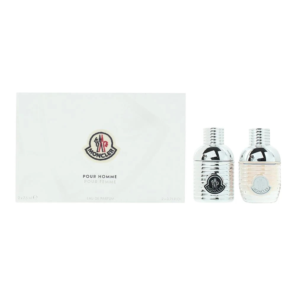 Moncler Pour Femme EDP rinkinys moterims (EDP Pour Femme 7,5 ml + EDP Pour Homme 7,5 ml)