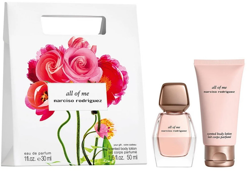Narciso Rodriguez All Of Me rinkinys moterims (EDP, 30 ml + kūno losjonas, 50 ml)