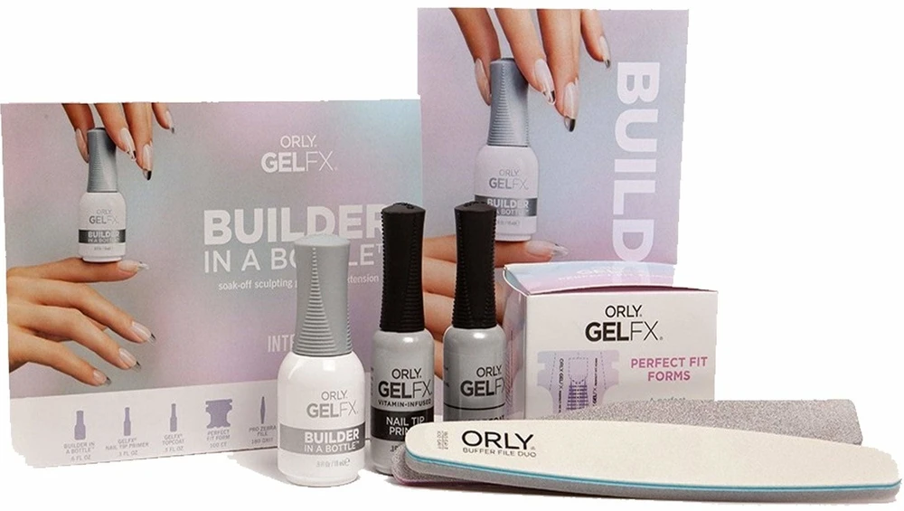 Set Orly Gelfx Builder In A Bottle Kit Semi-Permanent Nagų lakas, 8 vnt. g