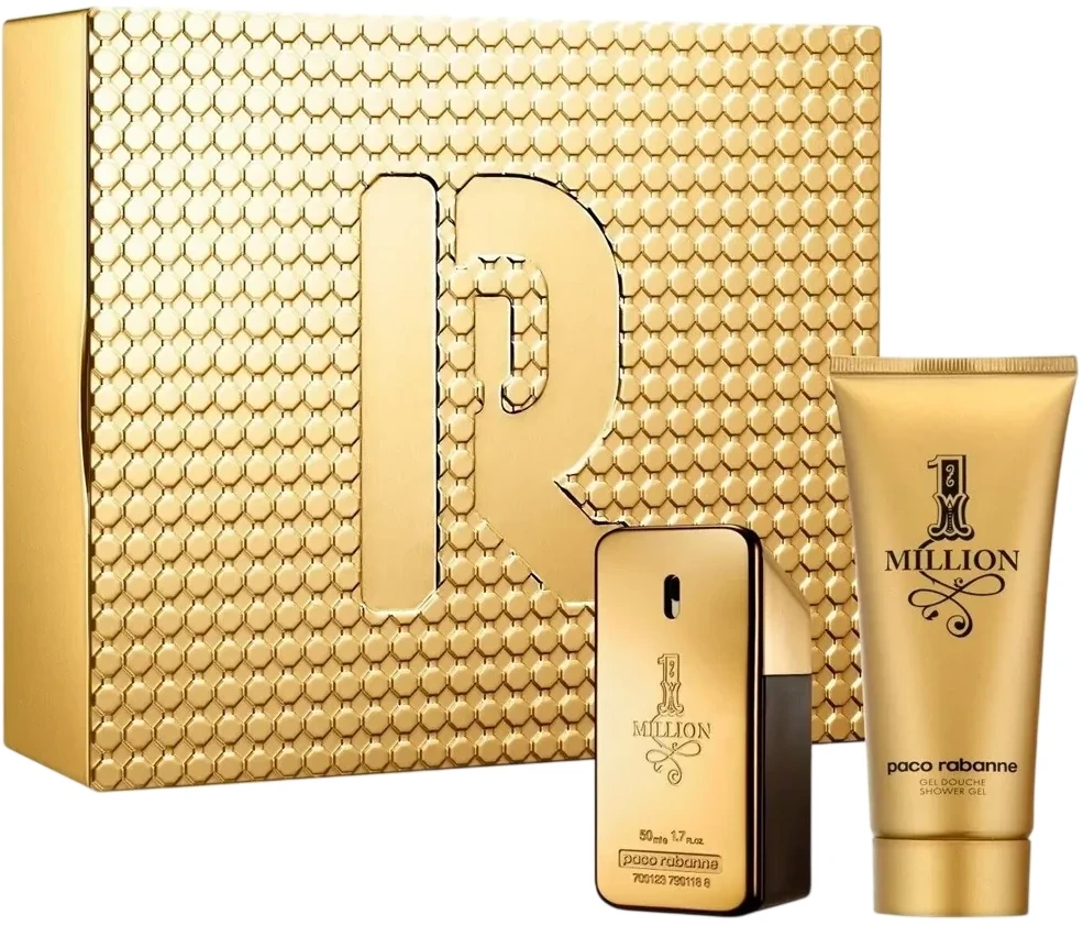 Rinkinys vyrams Paco Rabanne 1 Million Giftset (EDP 50 ml + dušo gelis 100 ml)