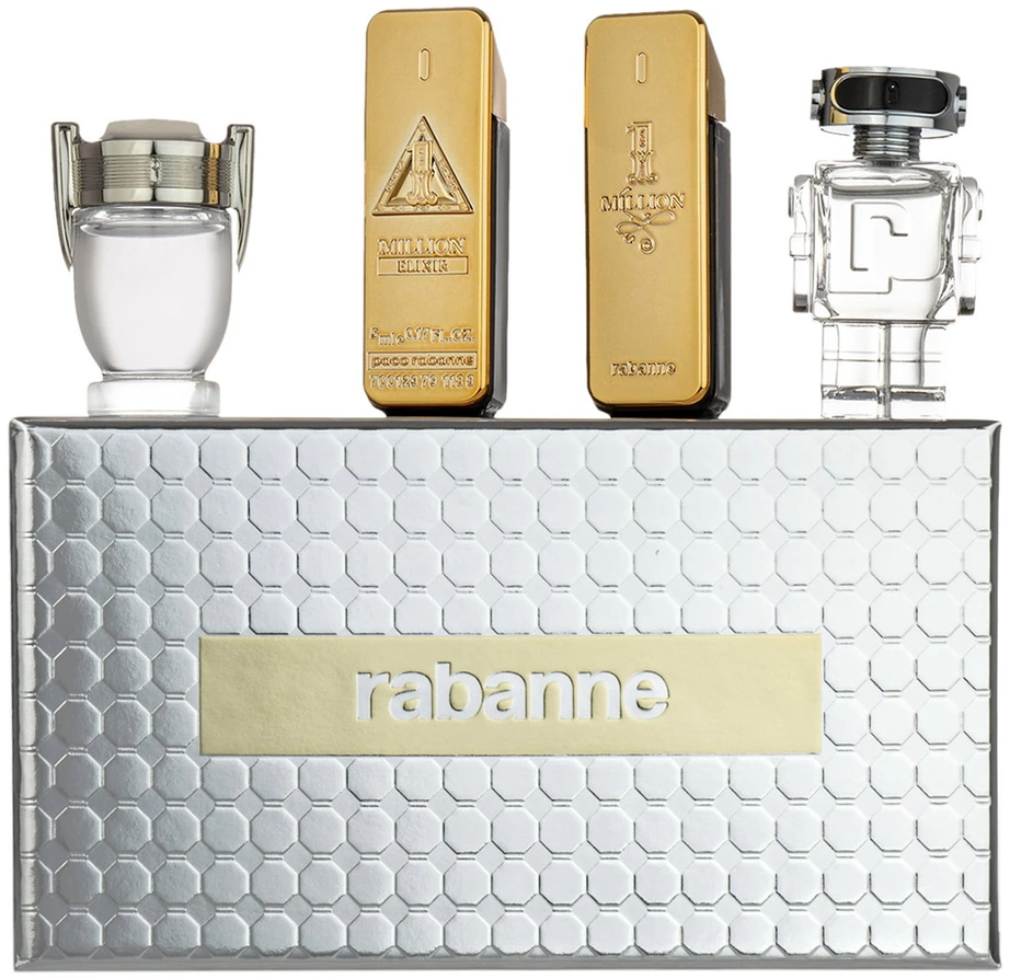 Paco Rabanne miniatiūrų rinkinys vyrams (4 x 5 ml)