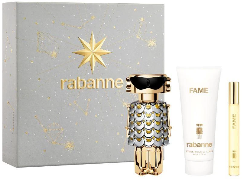 Paco Rabanne Rabanne Fame Eau De Perfume Purškiklis, 80 ml Set 3 Pieces