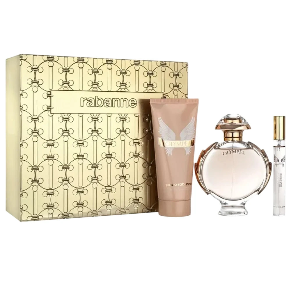 Paco Rabanne Olympea Eau De Parfum Purškiklis 80ml Set 3 Pieces