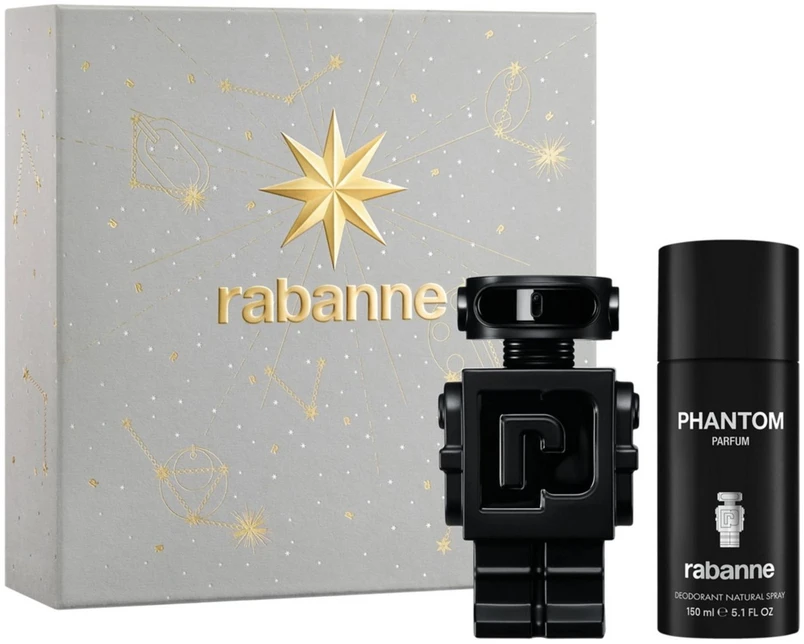 Set Paco Rabanne: Phantom Eau De Parfum For Men, 100 ml + Phantom Dezodorantas Purškiklis For Men, 150 ml
