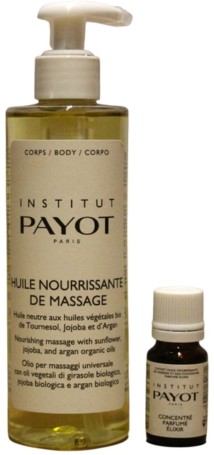 Set Payot: Pro Huile maitininantis Massage Oil, 250 ml + Eliksyras Essential Oil, 10 ml