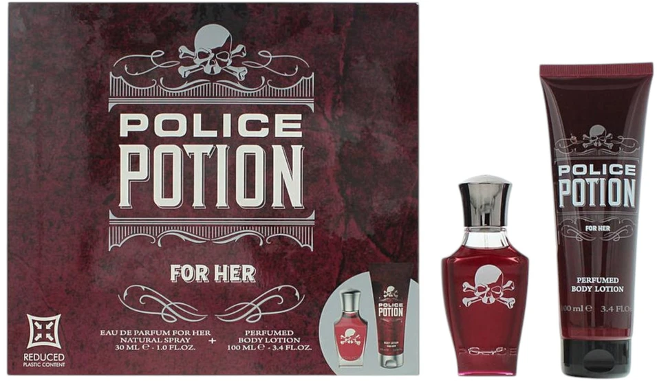 Police Potion rinkinys moterims (EDP, 30 ml + kūno losjonas, 100 ml)