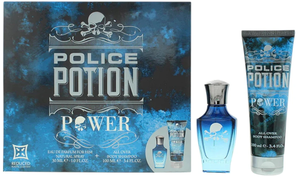 Police Potion Power rinkinys vyrams (EDP, 30 ml + dušo želė, 100 ml)