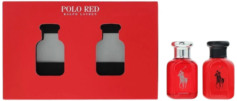 Set Ralph Lauren: Polo Raudona Eau De Parfum For Men, 40 ml + Polo Raudona Eau De Toilette For Men, 40 ml