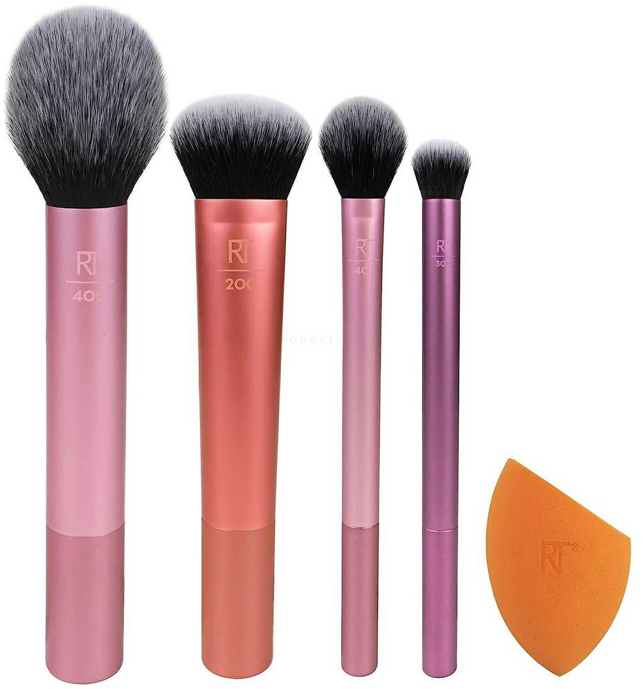 Real Techniques Everyday Essentials makiažo šepetėlių rinkinys 5 vnt.