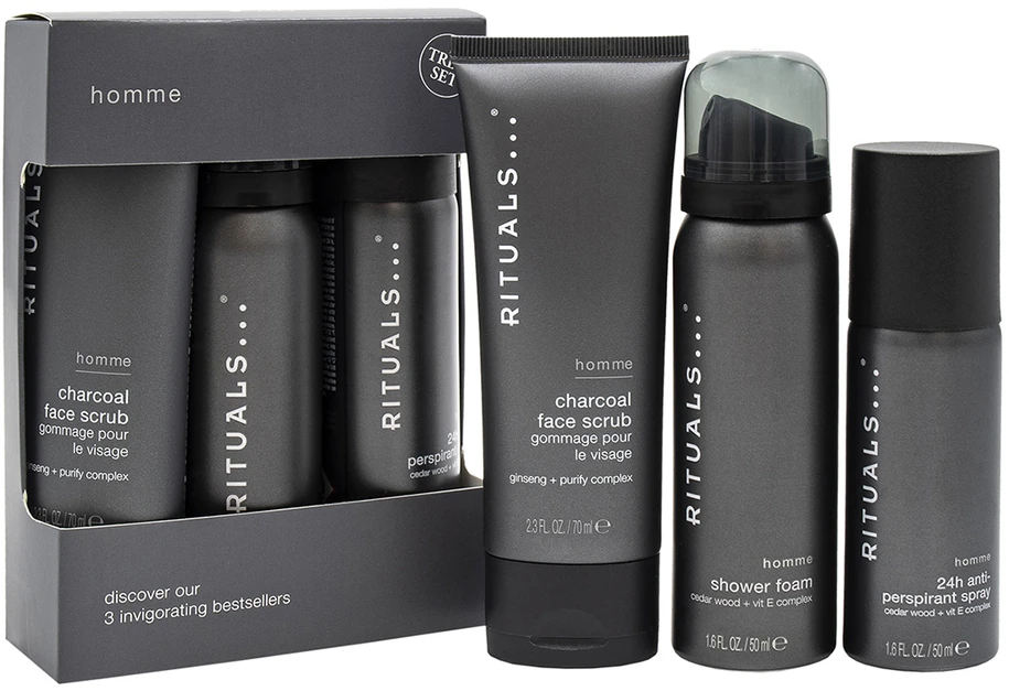 Rituals The Ritual of Homme Trial Set kūno priežiūros rinkinys vyrams