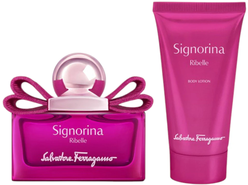Salvatore Ferragamo Signorina Ribelle EDP rinkinys moterims (EDT 30 ml + Losjonas kūnui 2 x 50 ml)