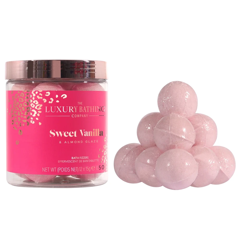 Grace Cole Sparkling bath balls Vanilla & Almond 12 x 15 g