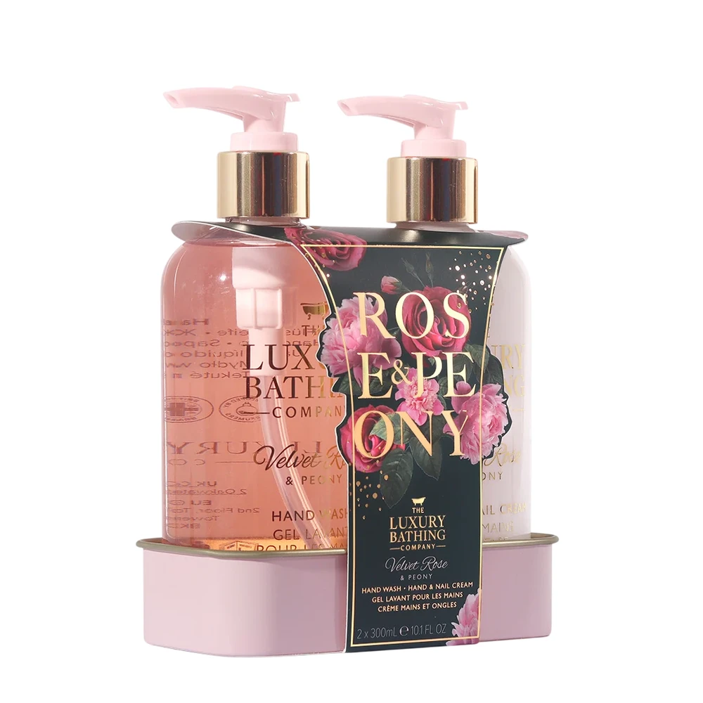 The Luxury Bathing Grace Cole Rose & Peony moisturizing hand care gift set 2 pcs